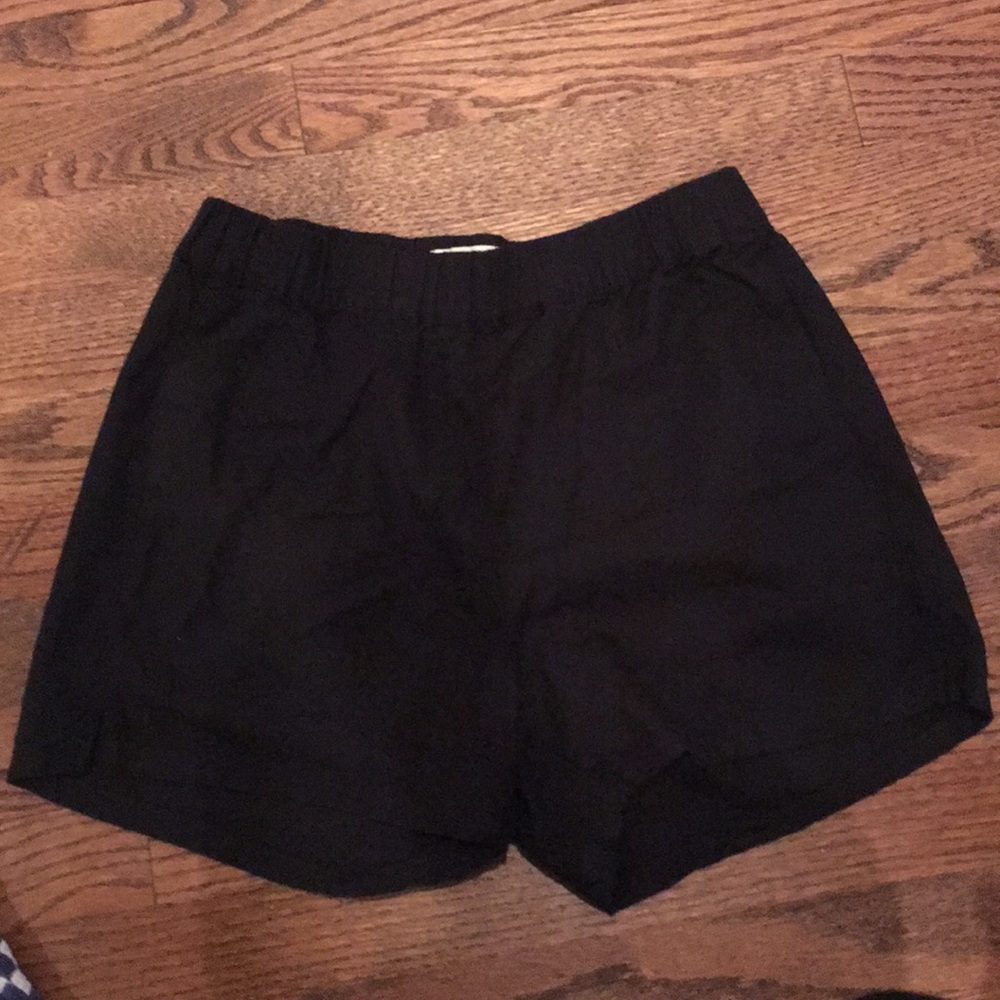 Madewell Pull On Black Shorts